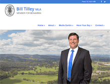 Tablet Screenshot of billtilley.com.au
